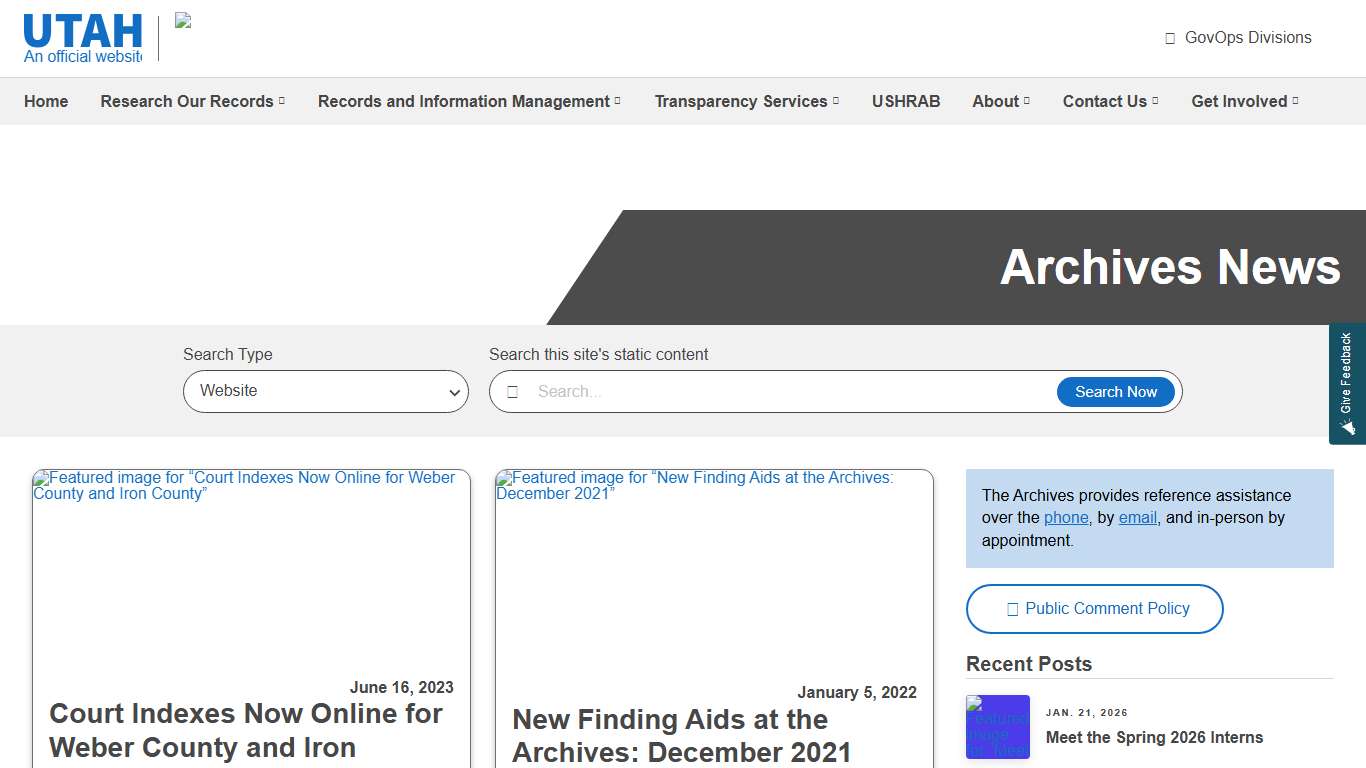 Weber County | Utah Division of Archives and Records Service